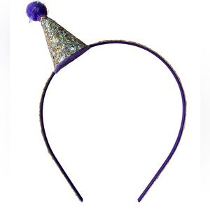 CREWCUTS Girl’s Glitter Birthday Hat Headband